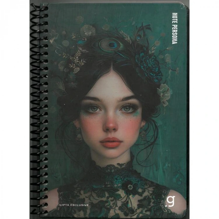 GIPTA NOTE PERSONA SPİRALLİ SERT KAPAK 17X24 100YP ÇİZGİLİ DEFTER - 7339