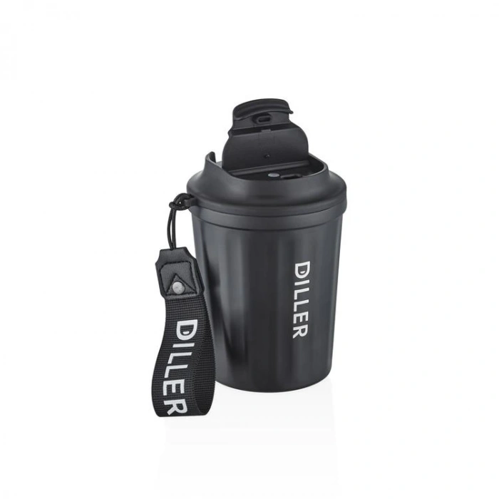 VAGONLİFE DILLER EL ASKILI PASLANMAZ ÇELİK TERMOS MUG D9079 380 ML