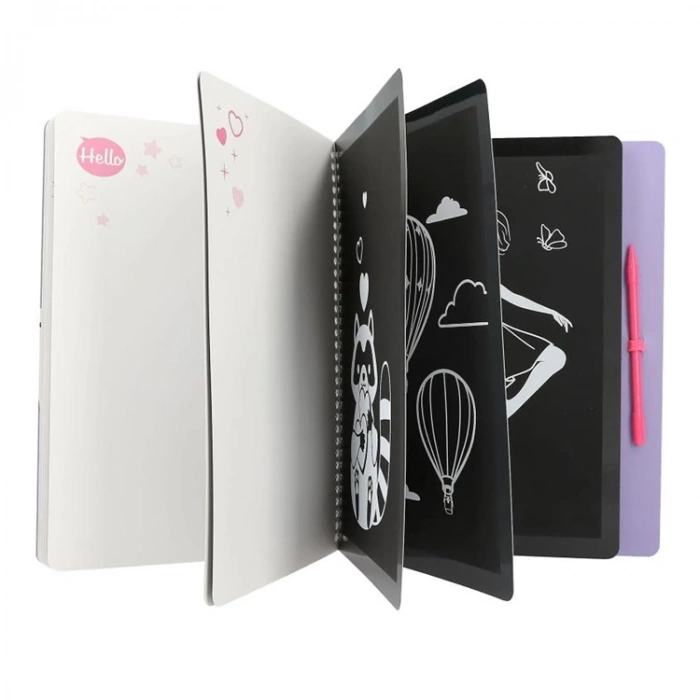 TOP MODEL SİHİRLİ ÇİZİM TASARIM DEFTERİ