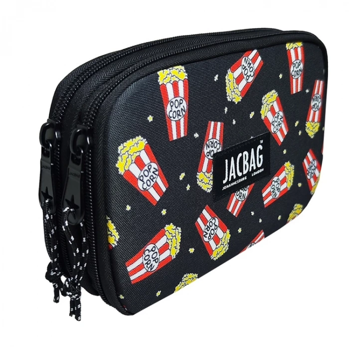 JACBAG DUAL COVER JAC-11 OVAL- ÇİFT KAPAKLI KALEM ÇANTASI