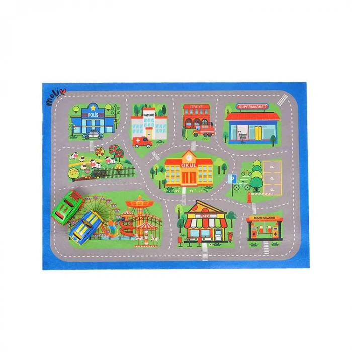 SARP MOLIE MOL-010 ŞEHİR MACERASI OYUN HALISI 65 x 55 cm