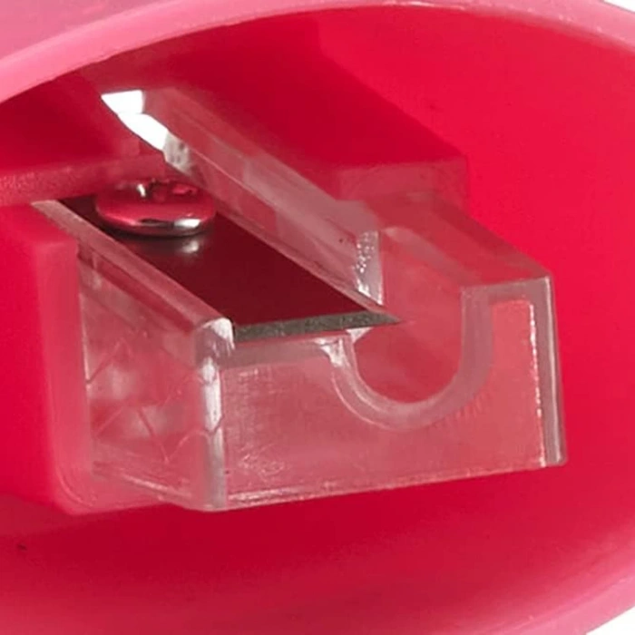 SERVE DOUBLE SHARP SİLGİLİ KALEMTRAŞ PASTEL ŞEKER PEMBE