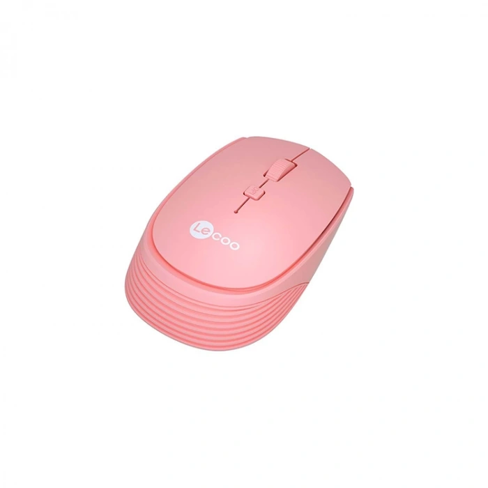 LENOVO LECOO WS202 1200 DPI 4 TUŞLU KABLOSUZ MOUSE PEMBE