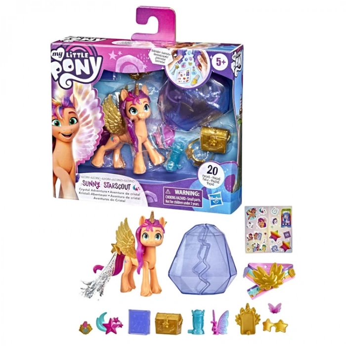 MY LITTLE PONY F3803/F1785 YENİ BİR NESİL KRİSTAL MACERA PONY FİGÜR SUNNY STARSCOUT
