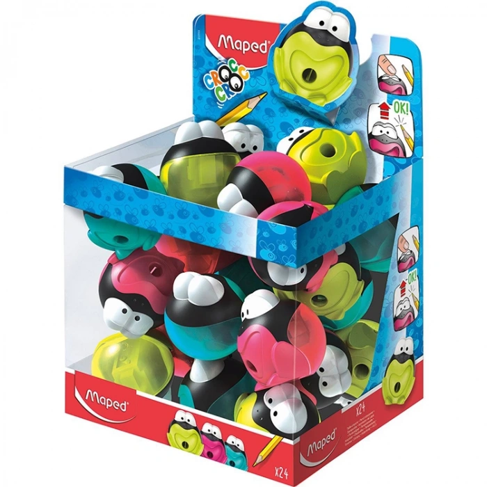 MAPED 17711 CROC SIGNAL TEK DELİKLİ HAZNELİ KALEMTRAŞ