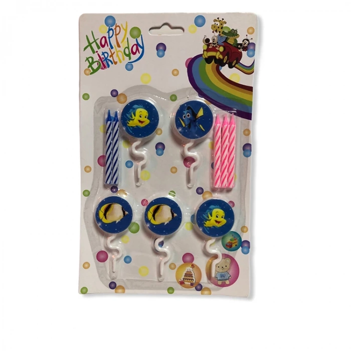 SAĞLAM 120029-3 FİGÜRLÜ MUM SETİ