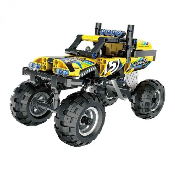 SUNMAN İM. MASTER NO.5804 ÇEK-BIRAK ARAZİ ARACI SARI LEGO YAPIM SETİ 199 PARÇA 6+