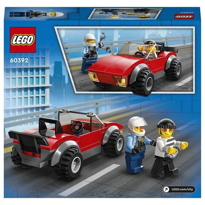 LEGO CITY POLICE MOTOSİKLETİ ARABA TAKİBİ  LSC-60392