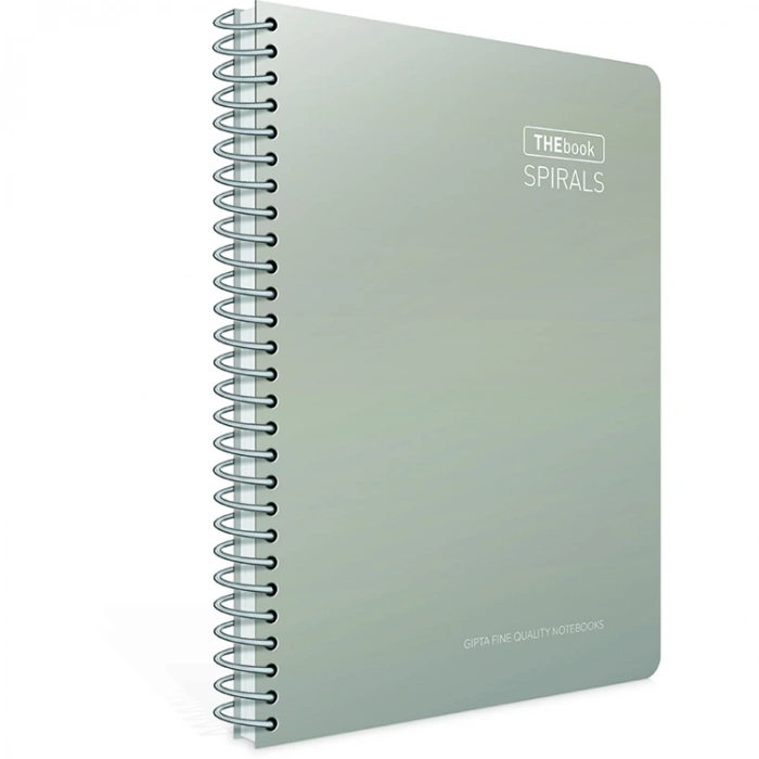 GIPTA THEBOOK SPIRALS SPİRALLİ SERT KAPAK DEFTER A4 100YP. KARELİ