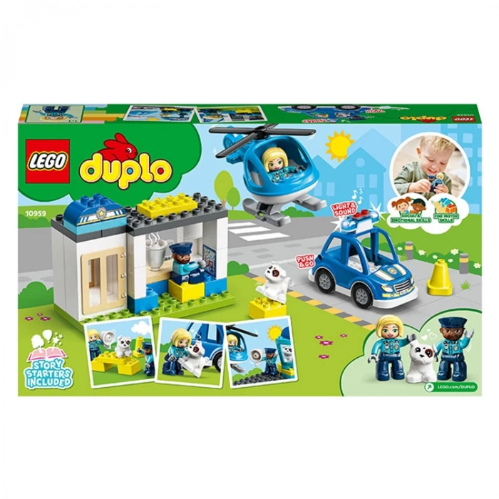 LEGO DUPLO 10959 KURTARMA POLİS MERKEZİ VE HELİKOPTER