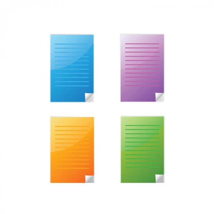 TAROS A4 İÇİ RENKLİ SAYFALI DEFTER