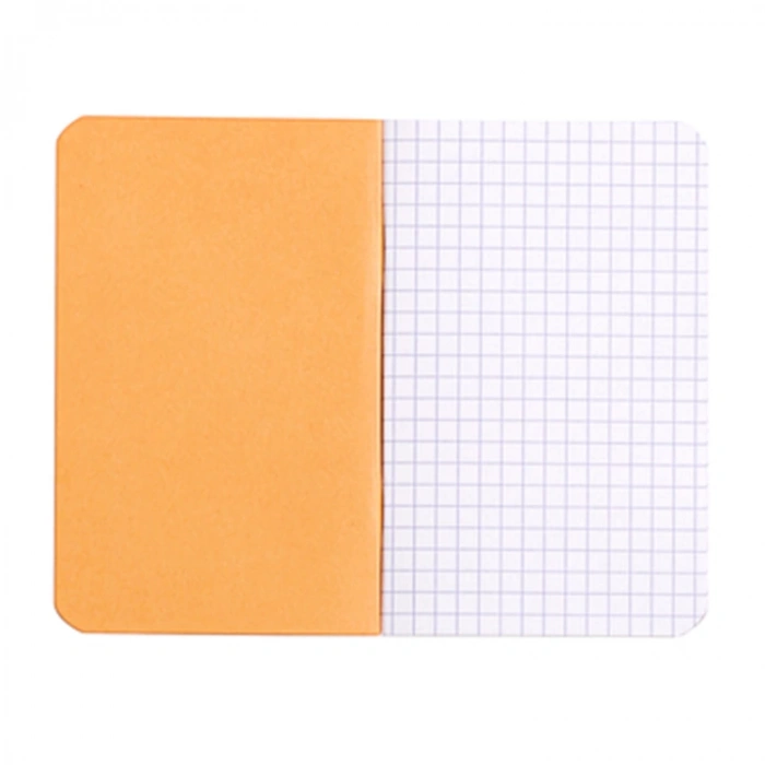RHODIA RD119152 75x120mm KARELİ DEFTER KARIŞIK RENK (TURUNCU+SİYAH) KAPAK 24 YP.
