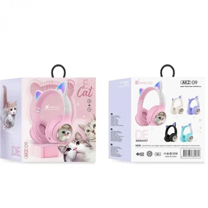 PLATOON PL-2341 (AKZ09) WIRELESS 5.3 KEDİLİ KULAK ÜSTÜ KULAKLIK