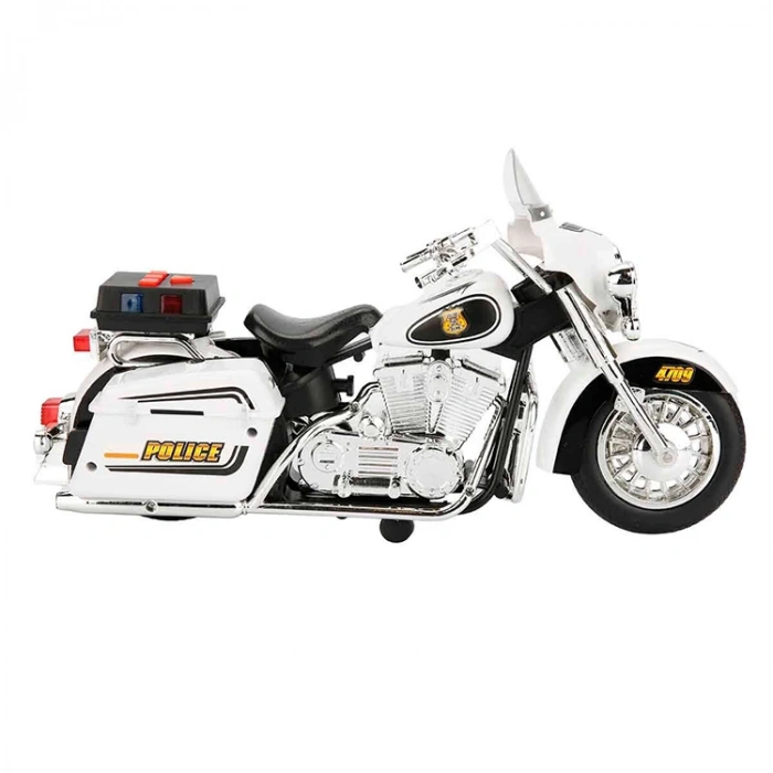SUNMAN GY-816 MAX WHELLS SESLİ IŞIKLI VE PİLLİ POLİS MOTOSİKLETİ 34cm