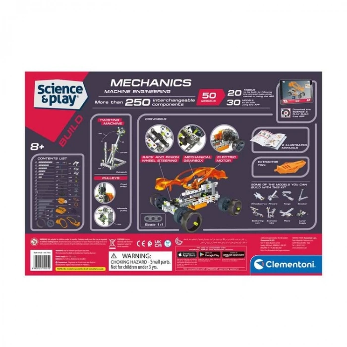 CLEMENTONI 75025 BİLİM VE OYUN MAKİNE MÜHENDİSİ