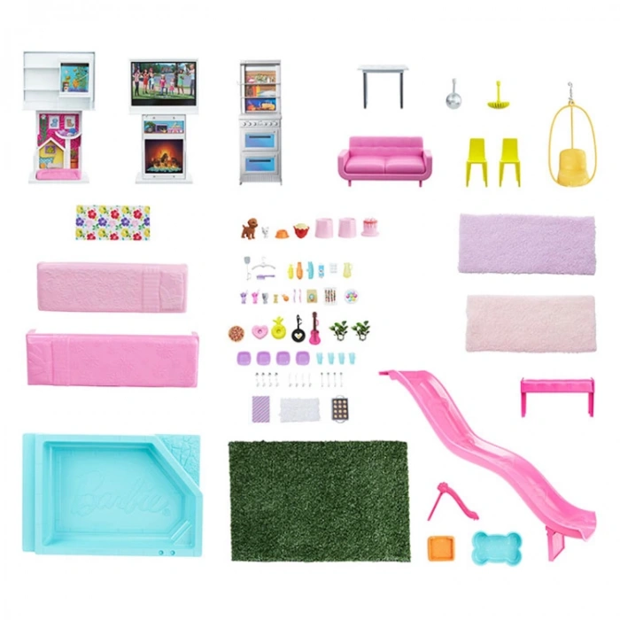 MATTEL GRG 93 BARBIENİN SESLİ VE  IŞIKLI RÜYA EVİ