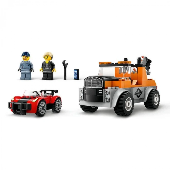 LEGO CITY 60435 ÇEKİCİ KAMYON VE SPOR ARABA TAMİRİ 101 PARÇA 4+