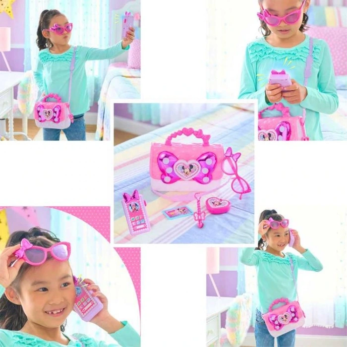 GIOCHI MCN37000 DISNEY JUNIOR MINNIE MOUSE KURDELE ÇANTA OYUN SETİ - 3+