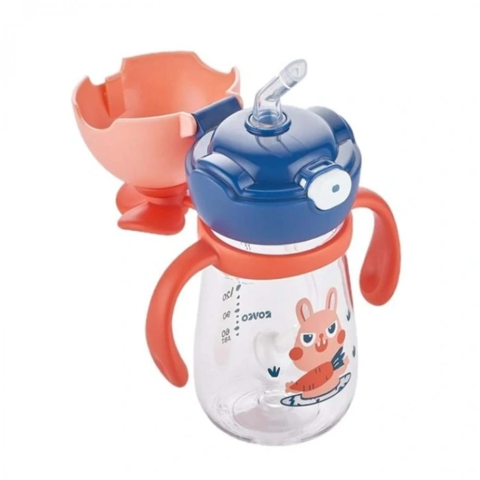 VAGONLIFE ROVCO PİPETLİ DÖNEBİLEN PERVANE BAŞLIKLI ÇOCUK  MATARASI B1060 220 ML 6 AY +