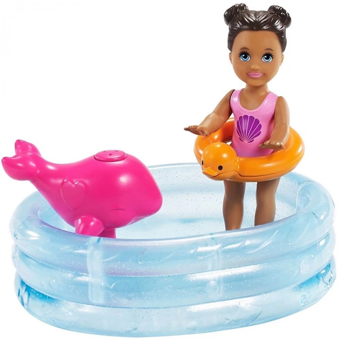 MATTEL  FHY97/GRP39 BARBIE BEBEK BAKICISI BEBEĞİ VE AKSESUARLARI OYUN SETİ