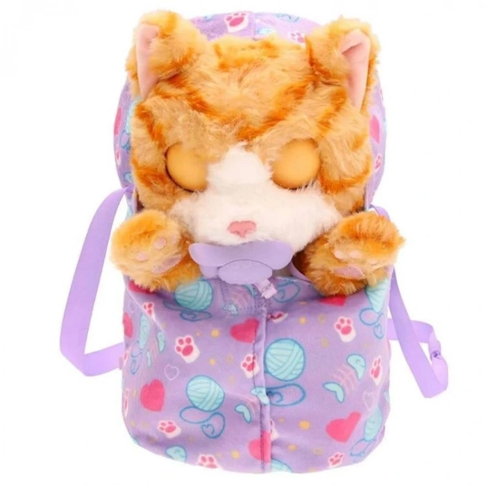 BABY PAWS BAW05000 SESLİ YAVRU PELUŞ KEDİ 20 CM 18 AY +
