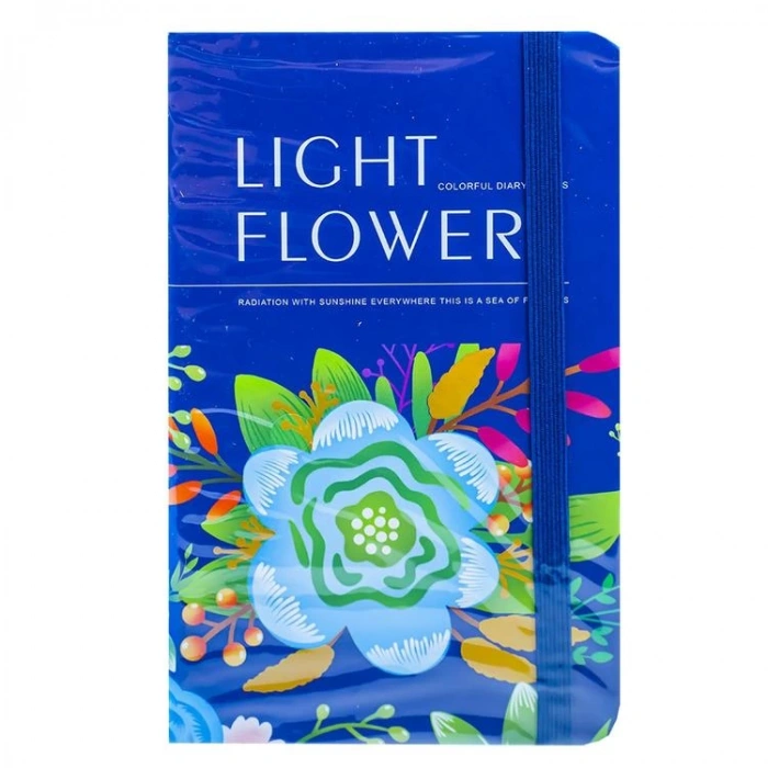 MİKRO A6-07 LIGHT FLOWERS DESENLİ A6 NOT DEFTERİ ÇİZGİLİ 80YP