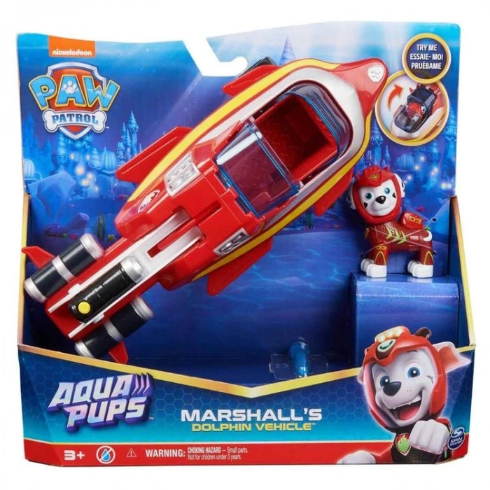 SPIN MASTER 6065229 PAW PATROL AQUA PUPS TEMALI ARAÇ FİGÜRLÜ OYUN SETİ