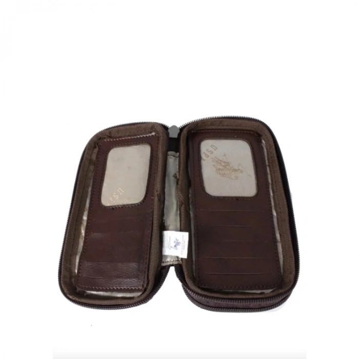 U.S. POLO PLEVR21604 ÇAPRAZ ASKILI CEP TELEFONLUK ÇANTA KAHVERENGİ