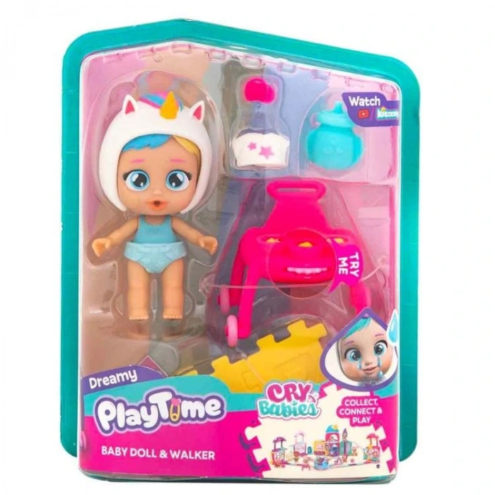 CRY BABIES PLAY TIME MİNİ BEBEK VE YÜRÜTEÇ -923218