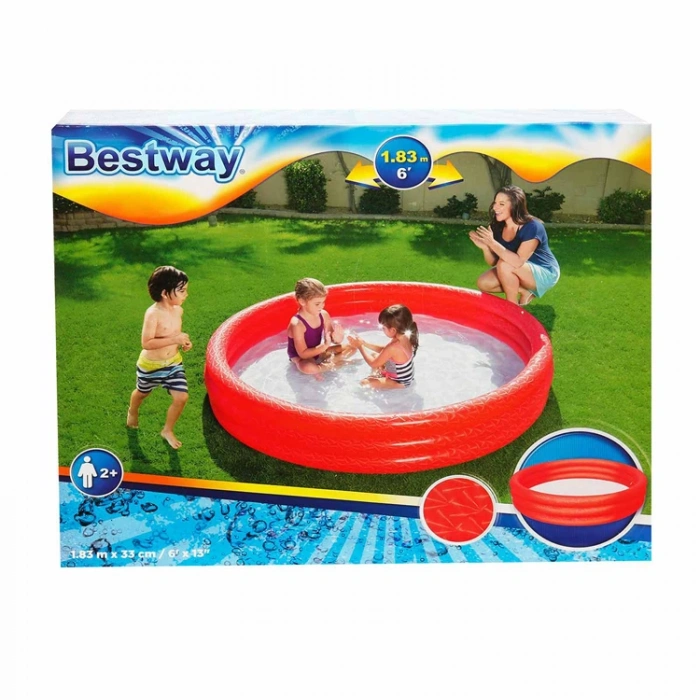 BESTWAY ÇOCUK HAVUZU 51027 3 HALKALI 183x33 CM