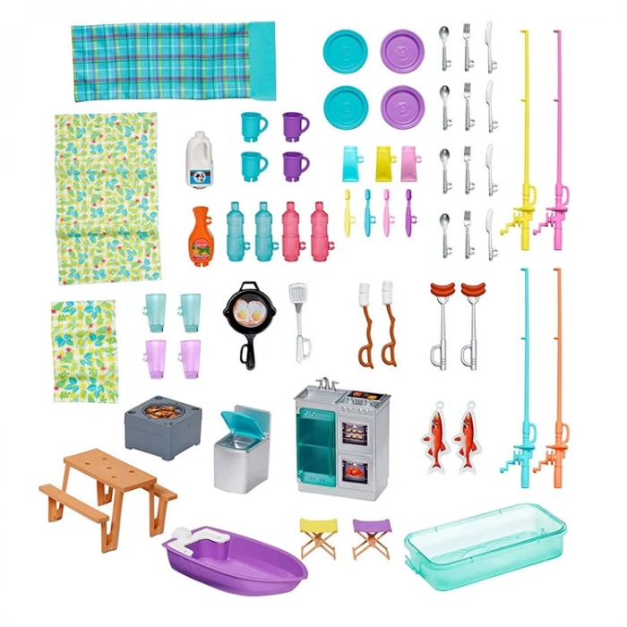 BARBİE NİN ÜÇÜ BİR ARADA RÜYA KARAVANI  MTL-GHL93