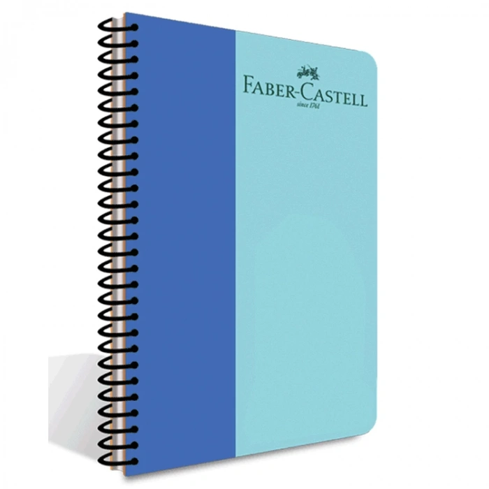 FABER CASTELL PP KAPAK BICOLOR SPRALLİ ÇİZGİLİ 120 YP DEFTER