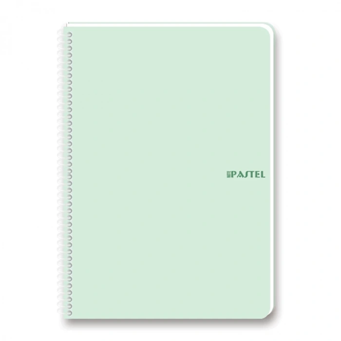 KESKİN PASTEL NOTE SPİRALLİ PP KAPAK DEFTER A4 80 YP. ÇİZGİLİ
