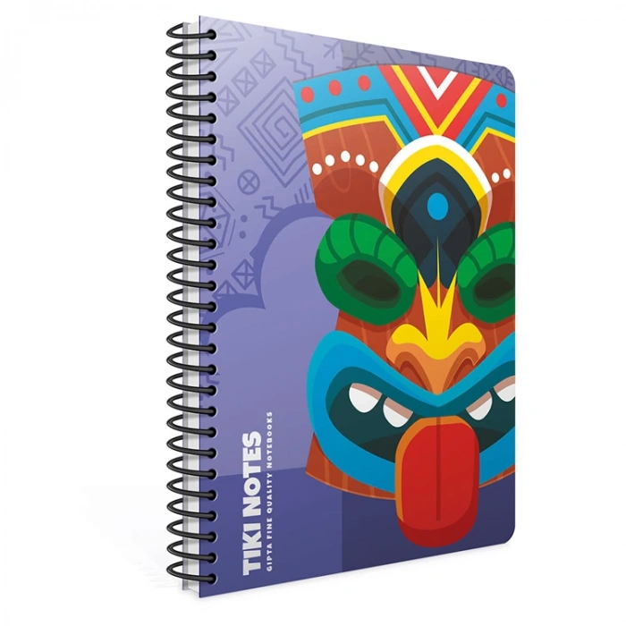 GIPTA TIKI NOTES SPİRALLİ KARTON KAPAK A4 100 YP KARELİ DEFTER