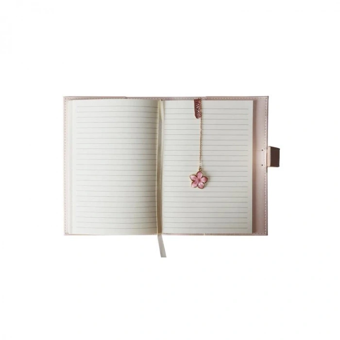 VICTORIAS JOURNALS 1060 KUTULU KİTAP AYRAÇLI 13X18 80gr.192 SYF. ÇİZGİLİ DEFTER BEJ