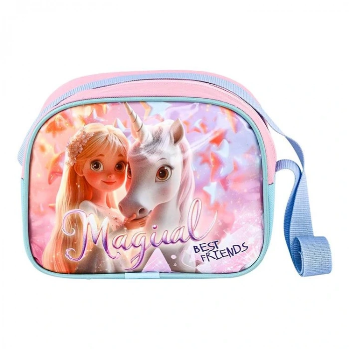 MİKRO MB-714  BESLENMELİ KIZ ÇOCUK OKUL ÇANTASI  ( 1 SET)