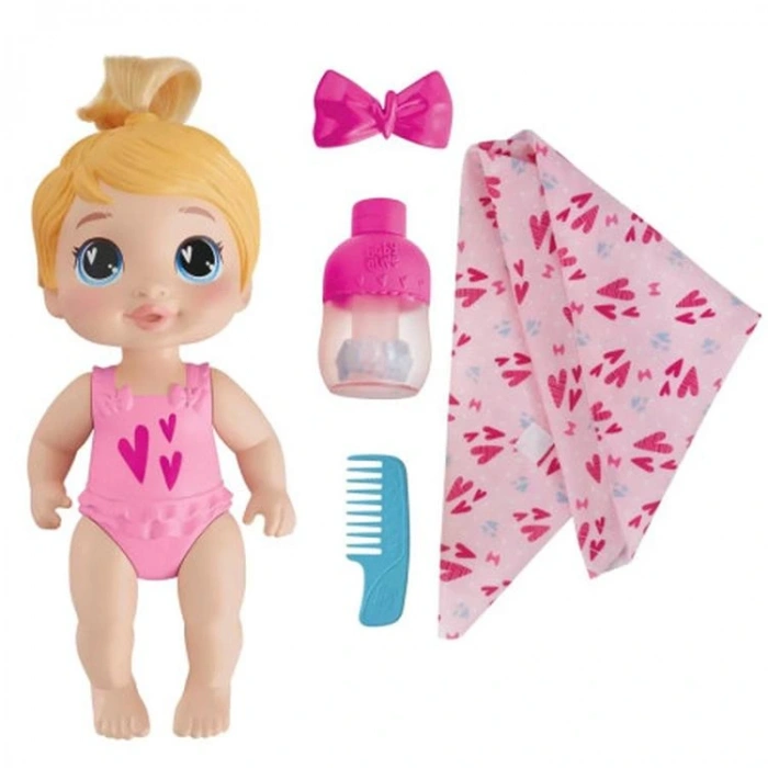 HASBRO F9119 BABY ALIVE BEBEĞİMLE ŞAMPUAN EĞLENCESİ SARIŞIN BEBEK 3+
