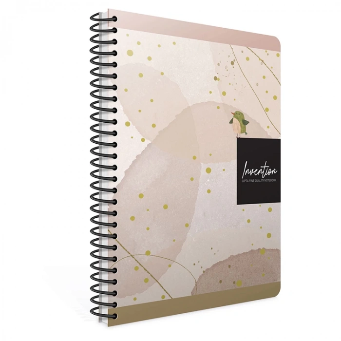 GIPTA INVENTION SPİRALLİ SERT KAPAK 17x24 120YP. ÇİZGİLİ DEFTER