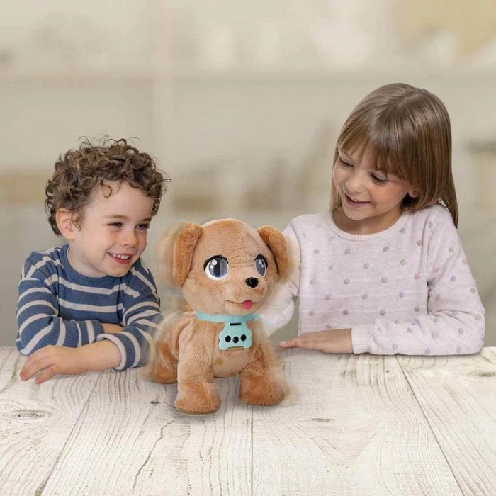 SUNMAN 81314 HAREKETLİ SESLİ PELUŞ KÖPEK MİLO 18AY+