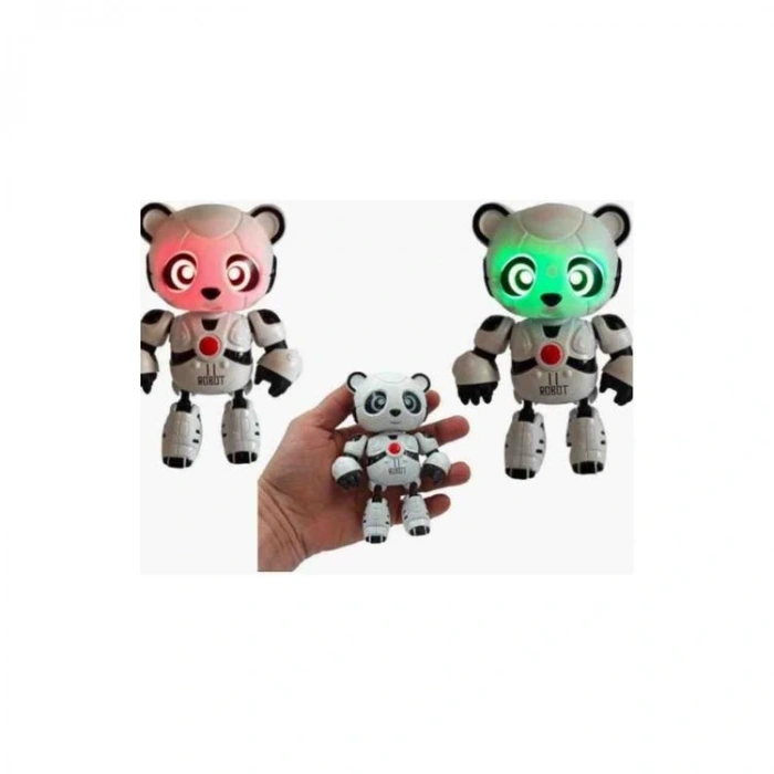 VARDEM MY66-Q1206 HAREKETLİ SESLİ IŞIKLI PİLLİ USB ROBOT PANDA 3+