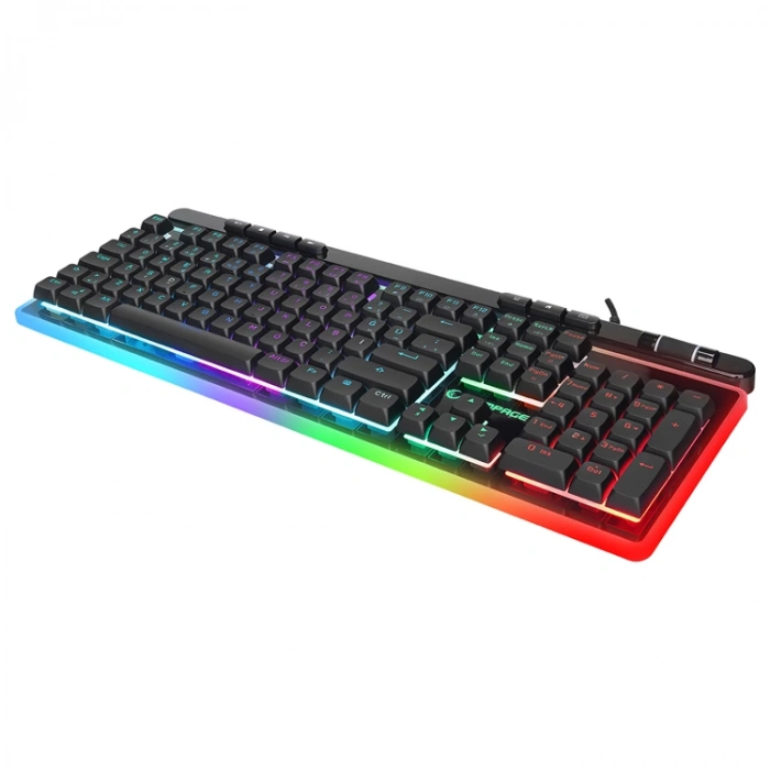 RAMPAGE SHINE K-14 USB RGB BACKLIGHT GAMING OYUNCU KLAVYESİ