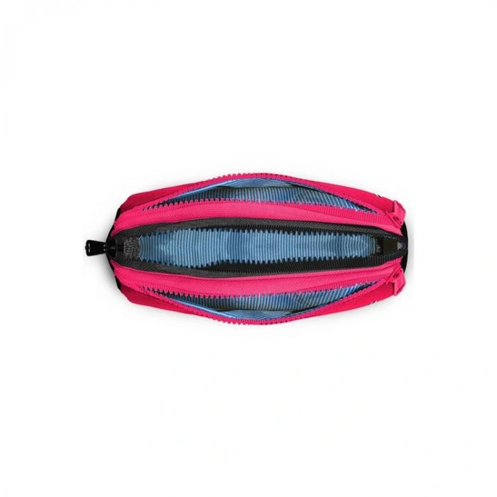 CORAL HIGH 11178 KIDS PEMBE SİYAH BEYAZ DESENLİ ÜÇ BÖLMELİ KALEM ÇANTASI