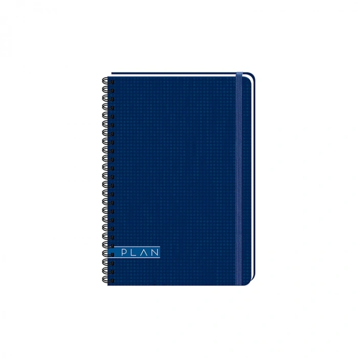 KESKİN 17X24 PLAN PLAZA SERT KAPAK SPİRALLİ DEFTER 100 YP. ÇİZGİLİ