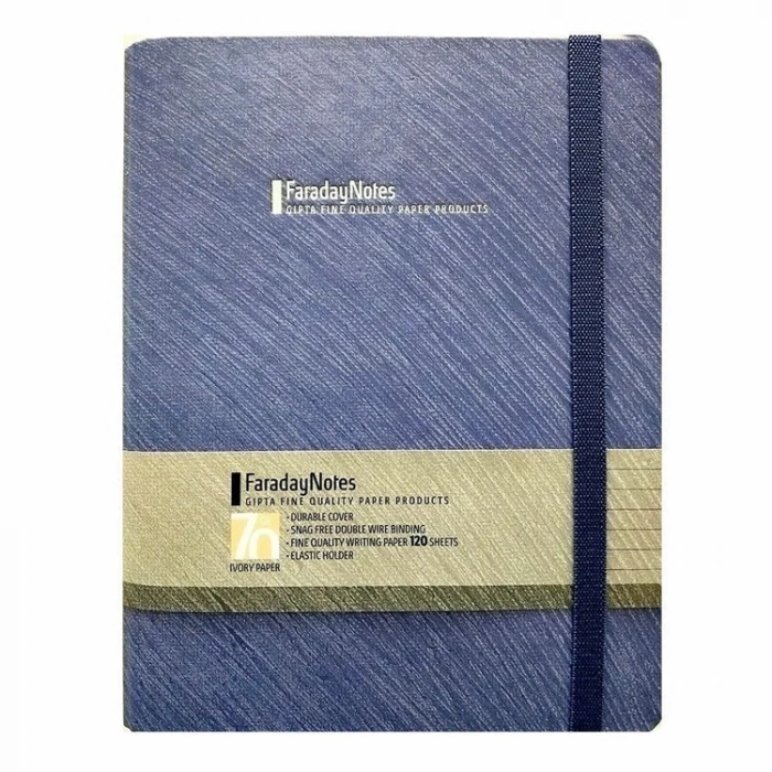 GIPTA FARADAY NOTES GİZLİ SPİRALLİ SERT KAPAK DEFTER 17x24 120YP. ÇİZGİLİ