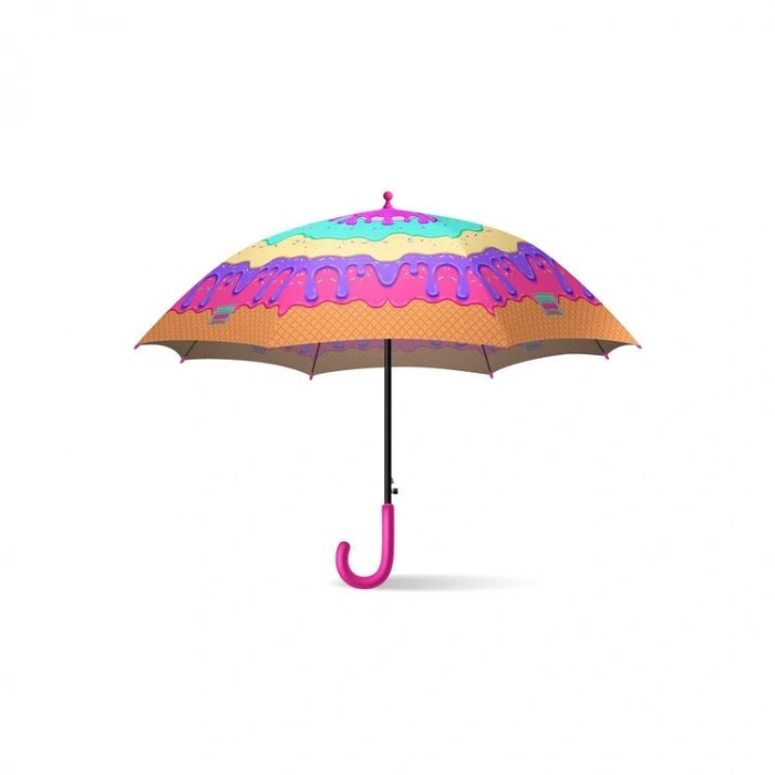 CORAL HIGH 12661 KIDS RENGARENK DONDURMA DESENLİ ÇOCUK ŞEMSİYESİ