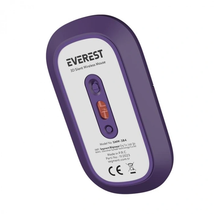 EVEREST SMW-384 USB MOR 2.4 GHZ KABLOSUZ MOUSE