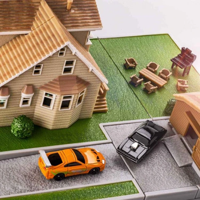 SİMBA JADA 3203081 FAST & FURIOUS TORETTO HOUSE & NANO DIE CAST KUTULU 8+