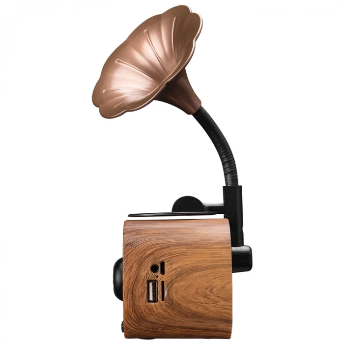 MİKADO MN-S19 USB+TF CARD+BLUETOOTH KLASİK AHŞAP RETRO GRAMOFON SPEAKER