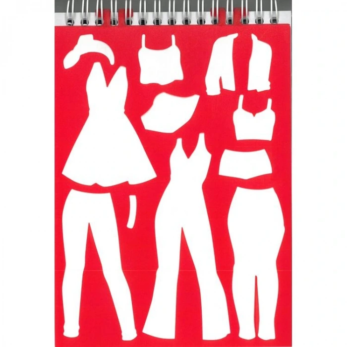 GIPTA STYLE ON K9006 STICKERLI  MODA TASARIM DEFTERİ 14X20 SKETCH BOOK