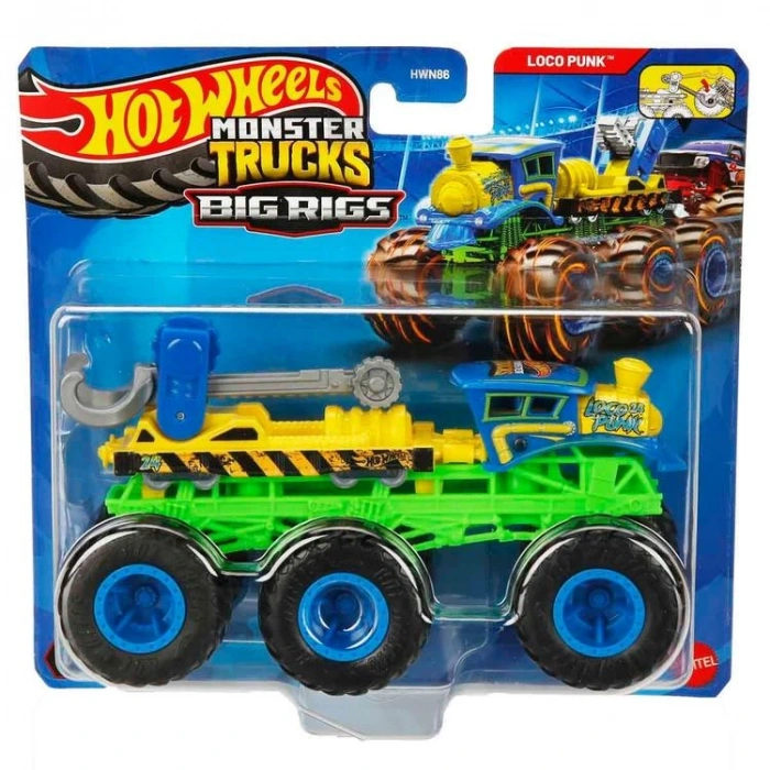 MATTEL HWN86 HOT WHEELS MONSTER TRUCKS BIG RIGS TEKLİ ARAÇ  3+